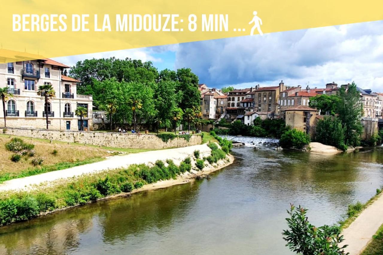 Maison Proche Centre * Wifi * Parking Devant * Mont-de-Marsan Luaran gambar